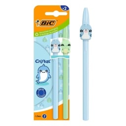 BIC | Στυλό Cristal Figurines Σαύρα Δελφίνι Σετ 1 Τεμάχιο