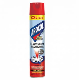 AROXOL | Εντομοκτόνο Spray Dual Action Βαδιστικά & Ιπτάμενα Έντομα 580ml