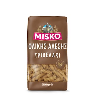 MISKO | Μακαρόνι Τριβελάκι Ολικής Άλεσης 500g