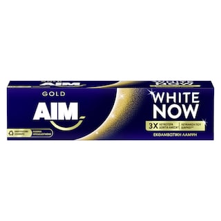 AIM | Οδοντόκρεμα White Now Gold 75ml