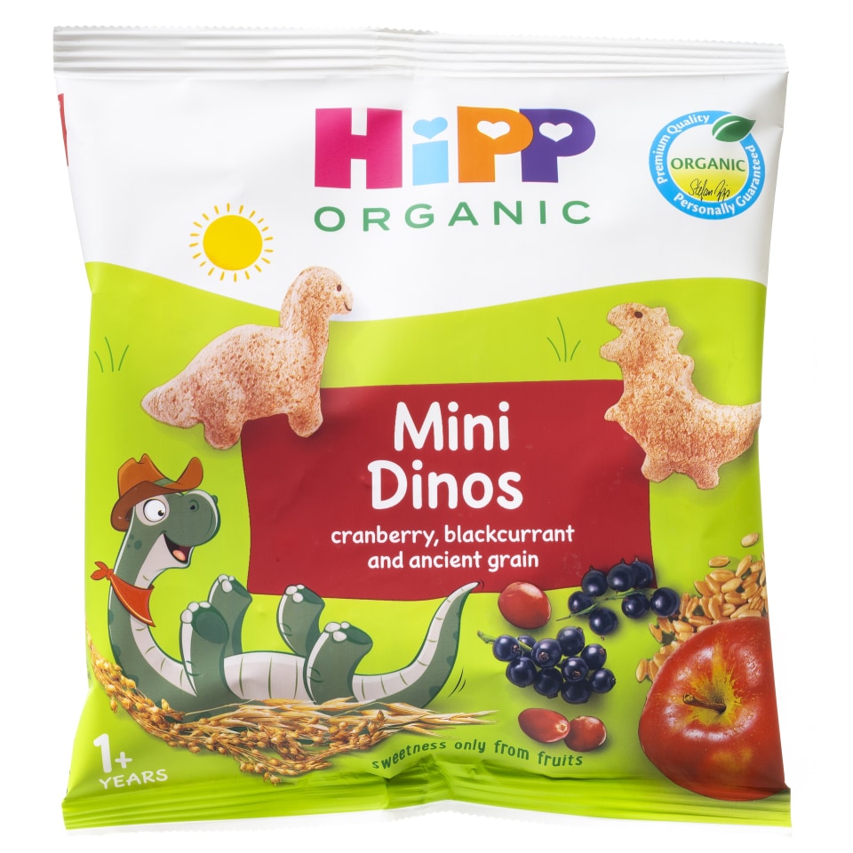 Σνακ Δημητριακών Bio Mini Dinos με Φρούτα 30g φωτογραφία