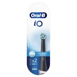 ORAL B | Ανταλλακτικές Κεφαλές iO Ultimate Clean Black 2 Τεμάχια
