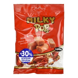 Καραμέλες Βουτύρου Milky Pops 100g + 30% Δώρο