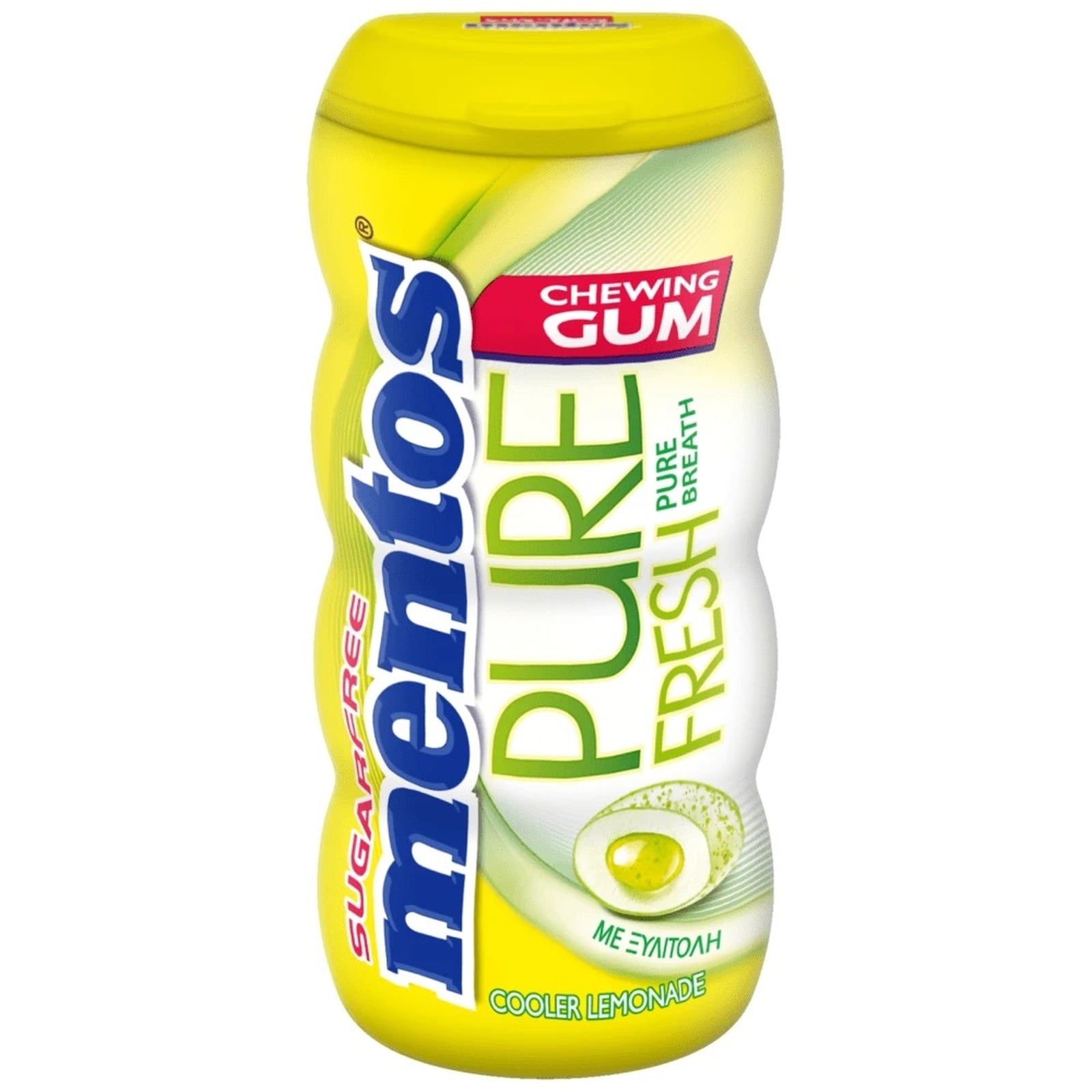 MENTOS Τσίχλες Pure Fresh Bottle Lemonade 28g