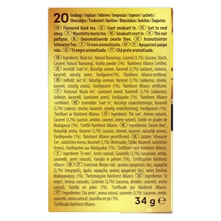 LIPTON | Τσάι Μαύρο Βανίλια Καραμέλα 20x1.7gr