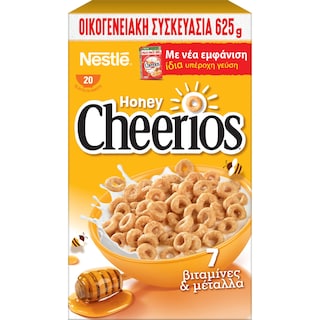 CHEERIOS | Δημητριακά Ολικής Άλεσης Με Μέλι 625gr
