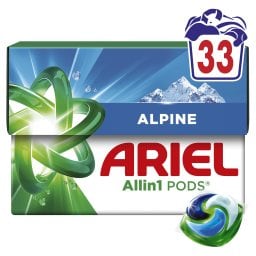 ARIEL | Kάψουλες Πλυντηρίου Ρούχων Allin1 Pods Alpine 33 Τεμάχια