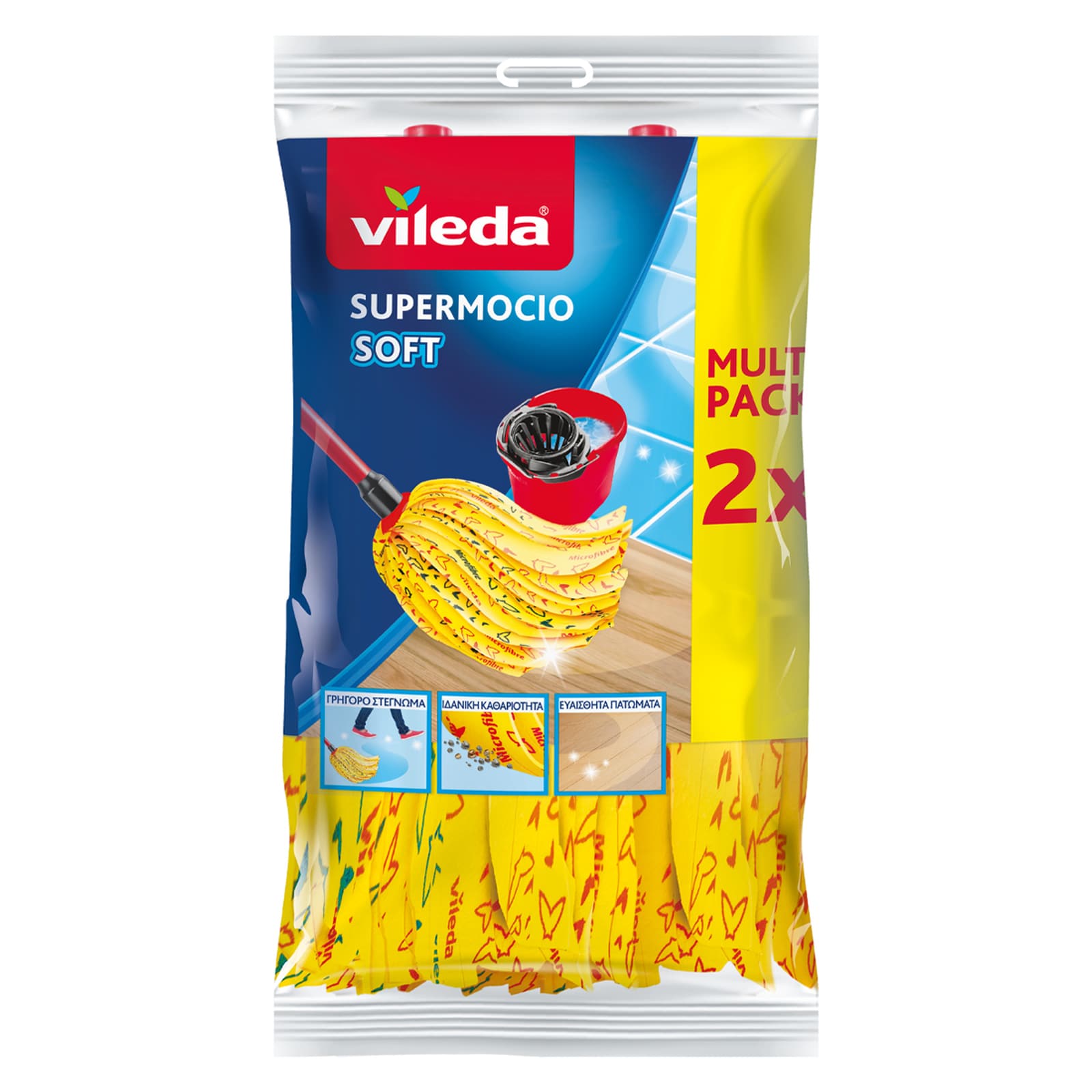 VILEDA Σφουγγαρίστρα Soft 2 Τεμάχια