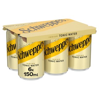 SCHWEPPES | Indian Tonic Water Κουτί 6x150ml