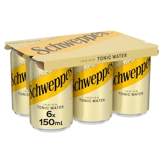 SCHWEPPES | Indian Tonic Water Κουτί 6x150ml