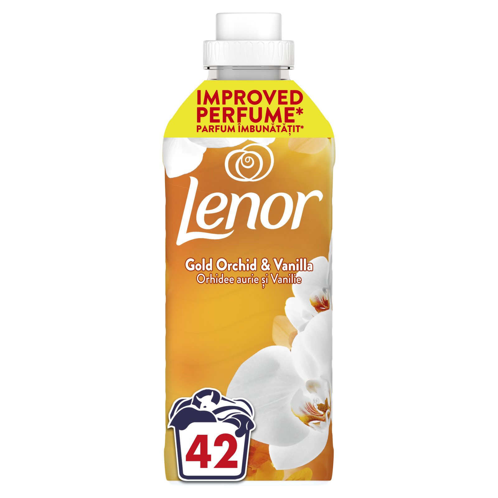 LENOR Συμπυκνωμένο Μαλακτικό Gold Orchid 42 Μεζούρες