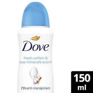 DOVE | Αποσμητικό Spray Cotton Fresh & Sea Minerals 150ml