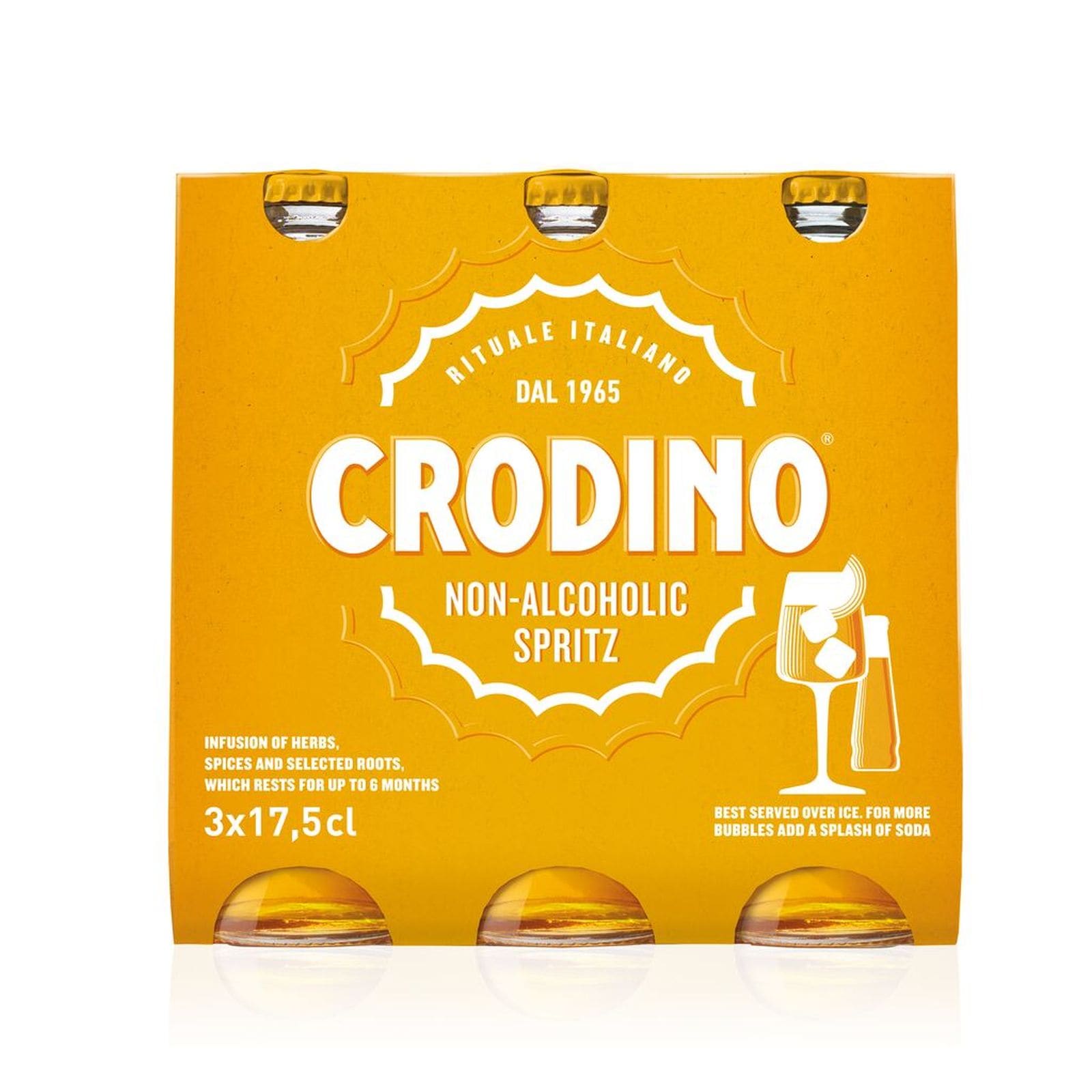 CRODINO Απεριτίφ Χωρίς Αλκοόλ 3x175ml