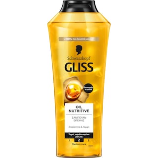 GLISS | Σαμπουάν Oil Nutritive Ξηρά Μαλλιά 400ml