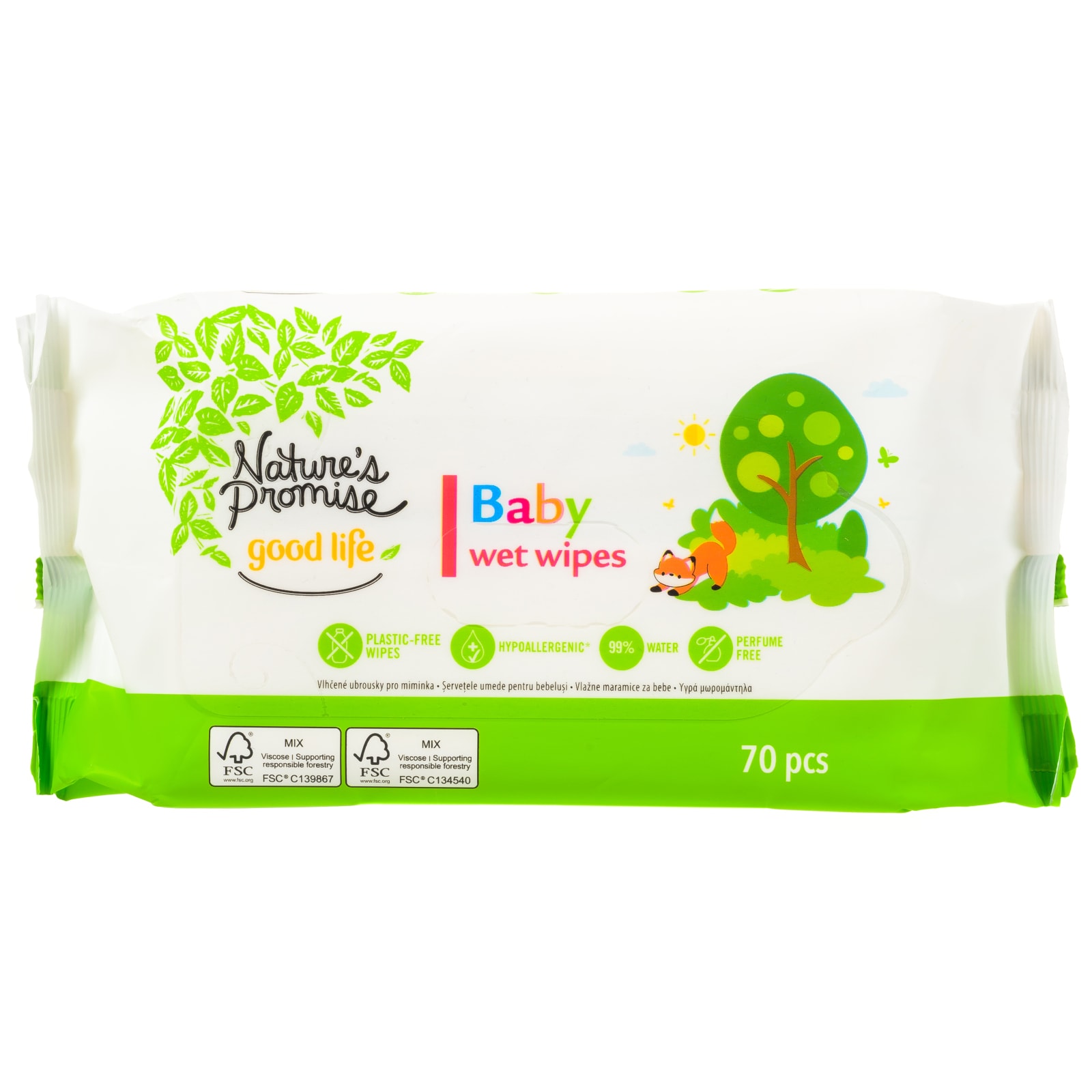 NATURE'S PROMISE Μωρομάντηλα 70 Τεμάχια