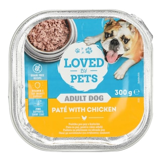 LOVED BY PETS | Σκυλοτροφή Κοτόπουλο Πατέ 300g
