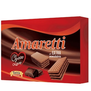 AMARETTI | Γκοφρέτα Choco Love 68g