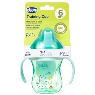 CHICCO | Εκπαιδευτικό Κύπελλο 6m+ Τιρκουάζ 1 Τεμάχιο