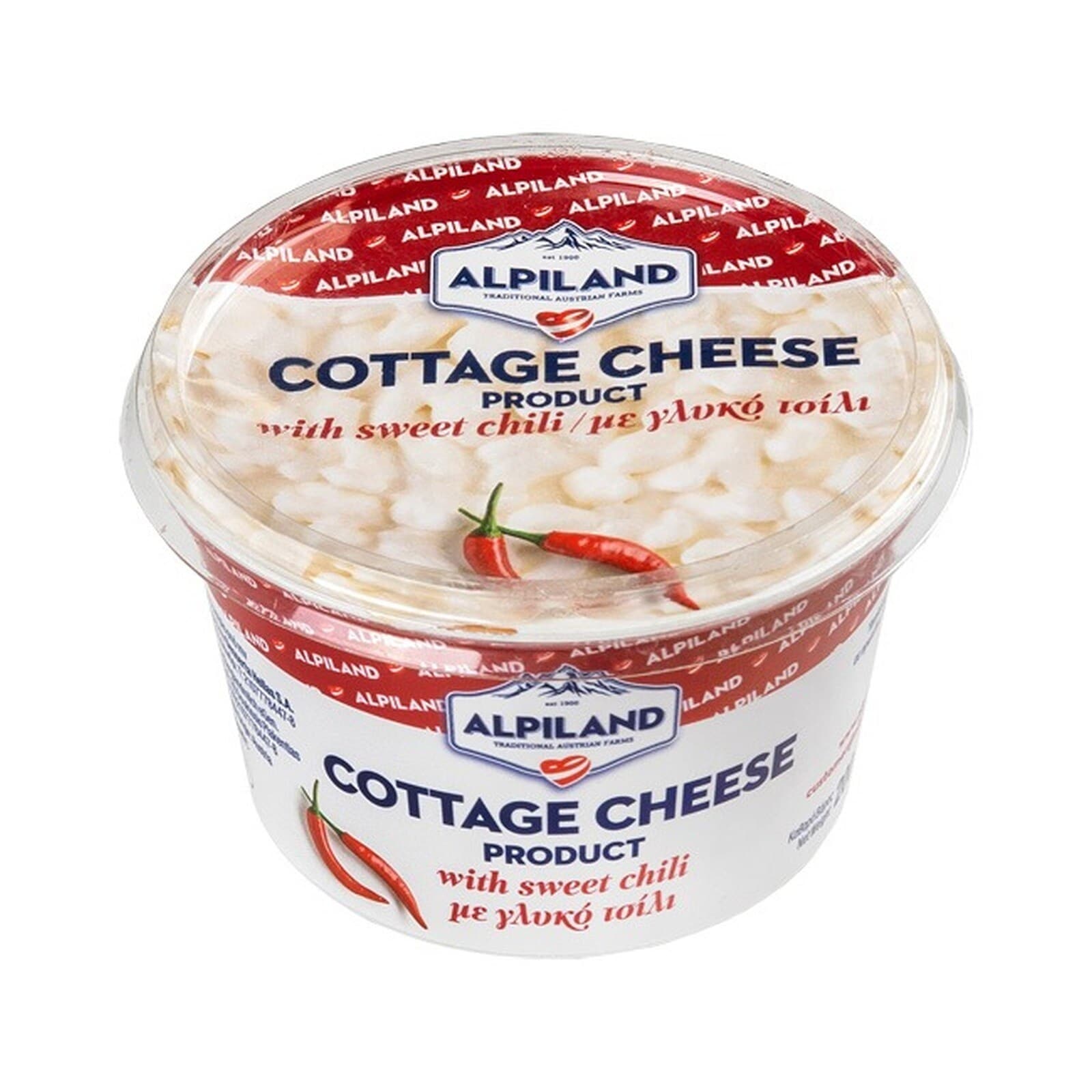 ALPILAND Τυρί Cottage Γλυκό Τσίλι 200g