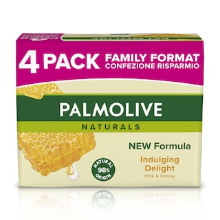 PALMOLIVE | Σαπούνι Naturals Milk & Honey 4x90g