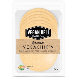 ΒΙΟΥΓΕΙΑ | Φυτικό Αναπλήρωμα Vegachik'n Vegan Φέτες 90g