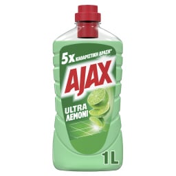 AJAX | ULTRA | Καθαριστικό Πατώματος Ultra Λεμόνι 1lt