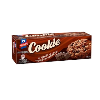 ΑΛΛΑΤΙΝΗ | COOKIES | Μπισκότα Κακάο & Κομμάτια Σοκολάτας 175g