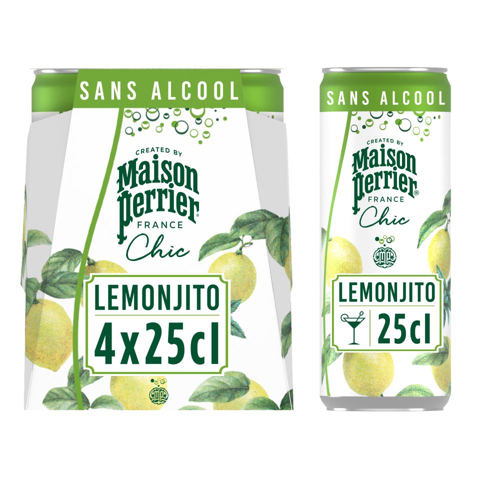 Mocktail Maison Perrier Chic Lemonjito 4x250ml