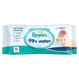 PAMPERS | Μωρομάντηλα 99% Water 60 Τεμάχια