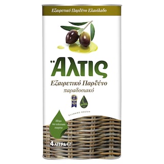 ΑΛΤΙΣ | Ελαιόλαδο Εξαιρετικό Παρθένο Παραδοσιακό 4lt