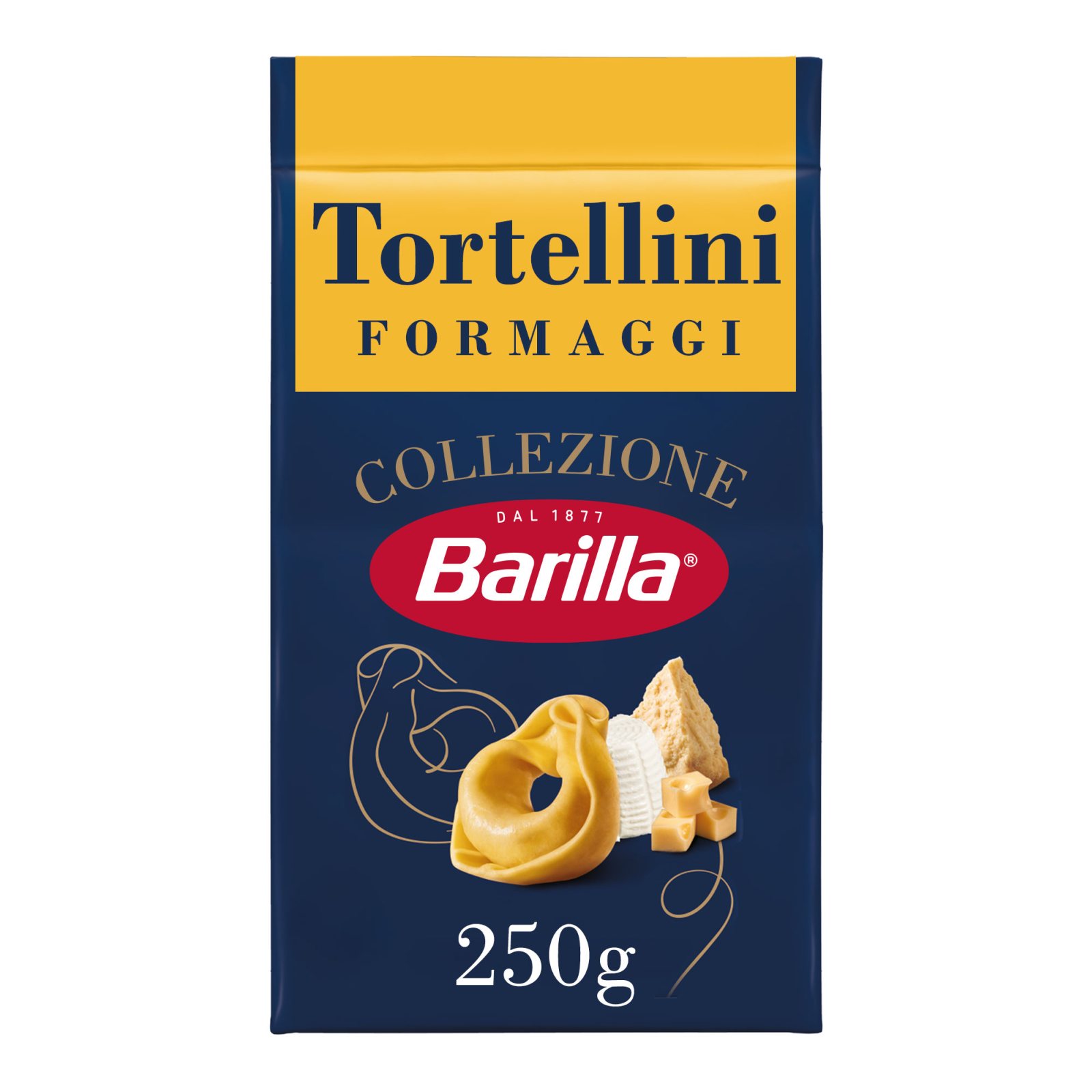 BARILLA Ζυμαρικά Τορτελίνι Με Τυρί 250gr