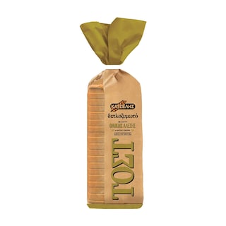 ΚΑΤΣΕΛΗΣ | Ψωμί Διπλοζυμωτό Τοστ Ολικής Άλεσης Φέτες 500g