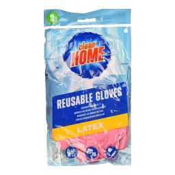 CLEAN HOME | Γάντια Πολλαπλών Χρήσεων Small Latex 2 Τεμάχια
