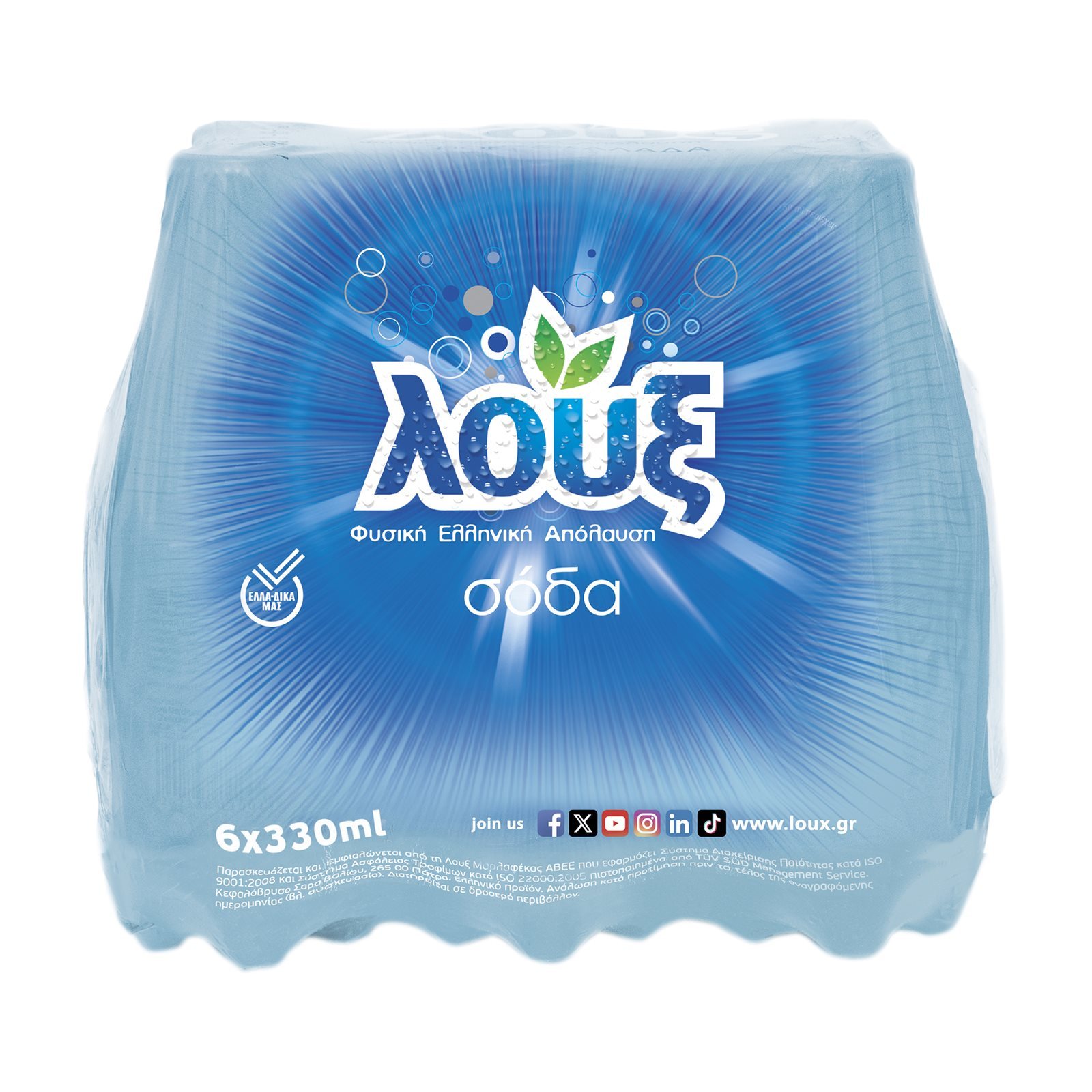 ΛΟΥΞ Σόδα 6x330ml