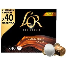 LOR | Κάψουλες Καφέ Espresso Colombia 40x5.2g