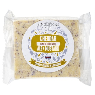 SINGLETONS | Τυρί Cheddar Ale & Mustard 200g