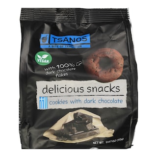 ΤΣΑΝΑΚΙΑ | Κουλούρια Σοκολάτας Υγείας 70g