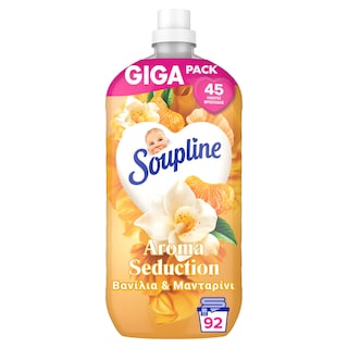 SOUPLINE | Συμπυκνωμένο Μαλακτικό Aroma Βανίλια Μανταρίνι 92 Μεζούρες