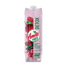 AMITA | Φρουτοποτό Detox Free Σταφύλι Ρόδι Παντζάρι 1lt