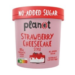 PLANET | Παγωτό Strawberry Cheesecake 0% Ζάχαρη 250g