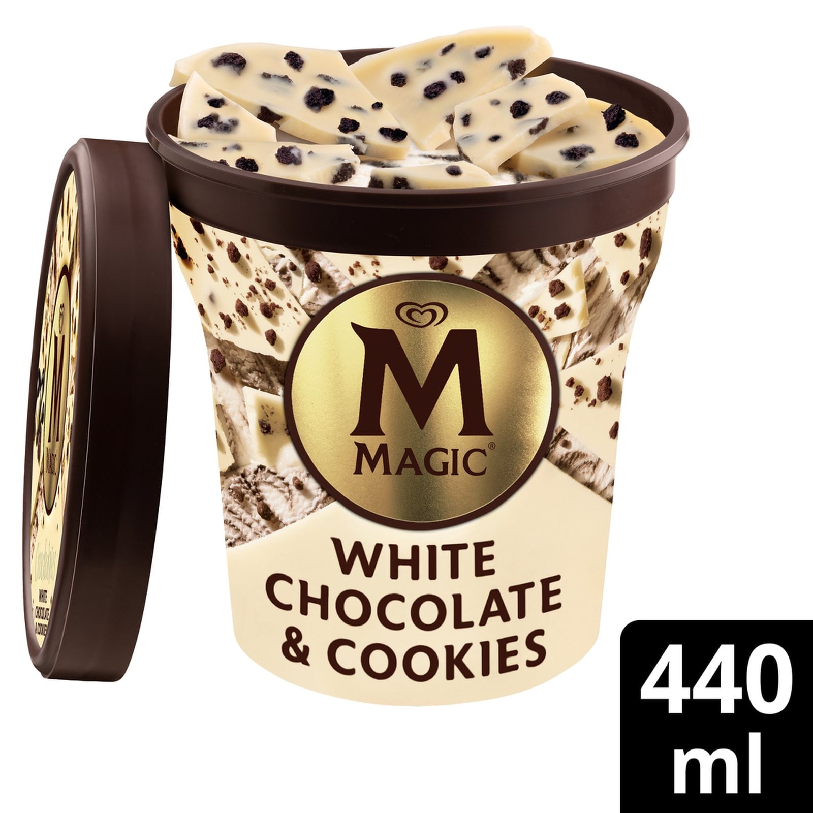 MAGIC Παγωτό White Chocolate & Cookies 305g
