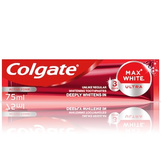 COLGATE | MAX WHITE | Οδοντόκρεμα Max White Ultra Active Foam 75ml