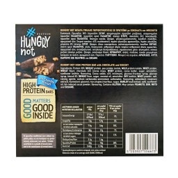 HUNGRYNOT | Μπάρες Πρωτείνης Μαύρη Σοκολάτα & Μπισκότο 3x45g