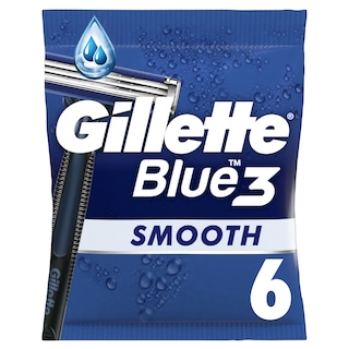 Ξυραφάκια Blue 3 Smooth 6 Τεμάχια
