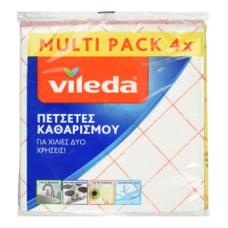 VILEDA | Πετσέτες Καθαρισμού 4 Τεμάχια
