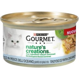 GOURMET | Γατοτροφή Natures Creations Ψάρια Ωκεανού 85g
