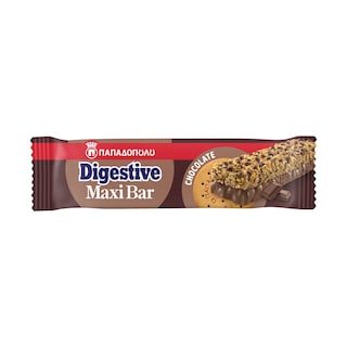 ΠΑΠΑΔΟΠΟΥΛΟΥ | Μπάρα Δημητριακών Digestive Maxi Σοκολάτα 50g