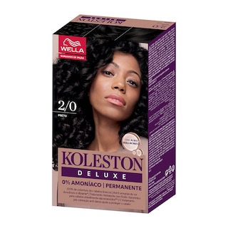 KOLESTON | Βαφή Μαλλιών 2/0 Μαύρο Deluxe Kit 1 Τεμάχιο