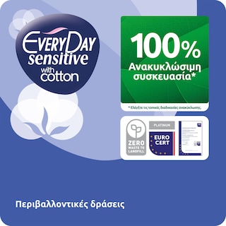 EVERY DAY | Σερβιέτες Sensitive Super Ultra Plus 18 Τεμάχια