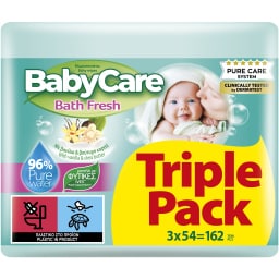 BABY CARE | Μωρομάντηλα Bath Fresh 3x54 Τεμάχια